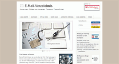 Desktop Screenshot of email-verzeichnis.de