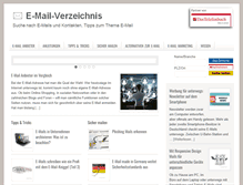 Tablet Screenshot of email-verzeichnis.de